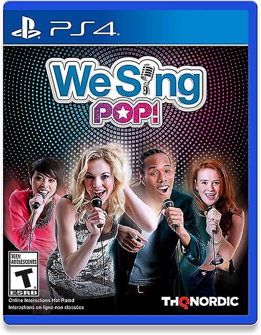 We Sing Pop! PS4 Solus Edition - New & Sealed