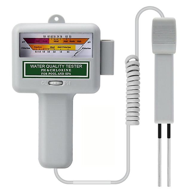 2-In-1 Ph Chlorine Meter 0.5-6.0ppm Cl2 Level Tester Pool Water Quality Monitor Handheld Analyzer For Swimming Pool