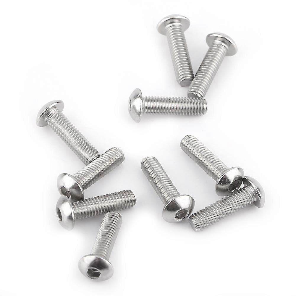 SS304 M5 Button Head Hex Socket Screws & Nuts Set, 80pcs