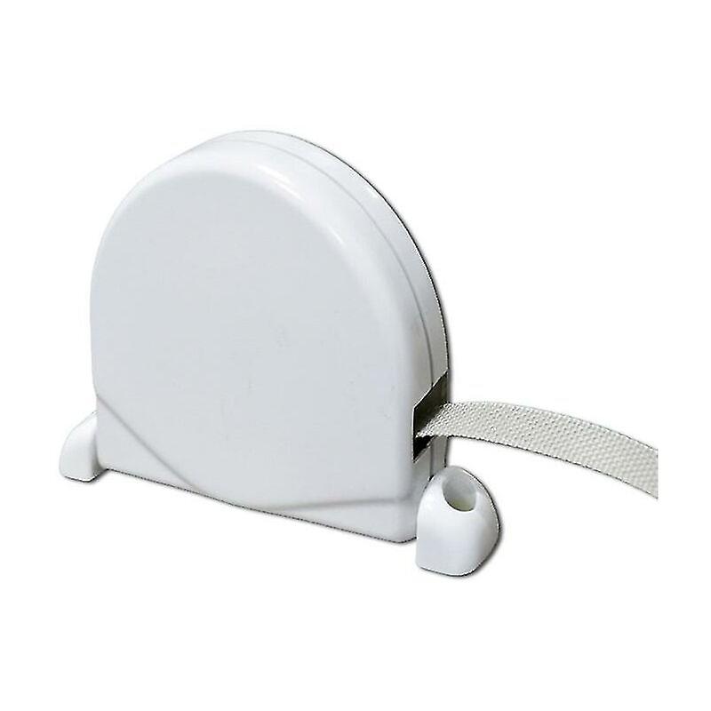 Rolluikopwinder, ABS inschroefbare rolopwinder met 5m rolluikriem, wit
