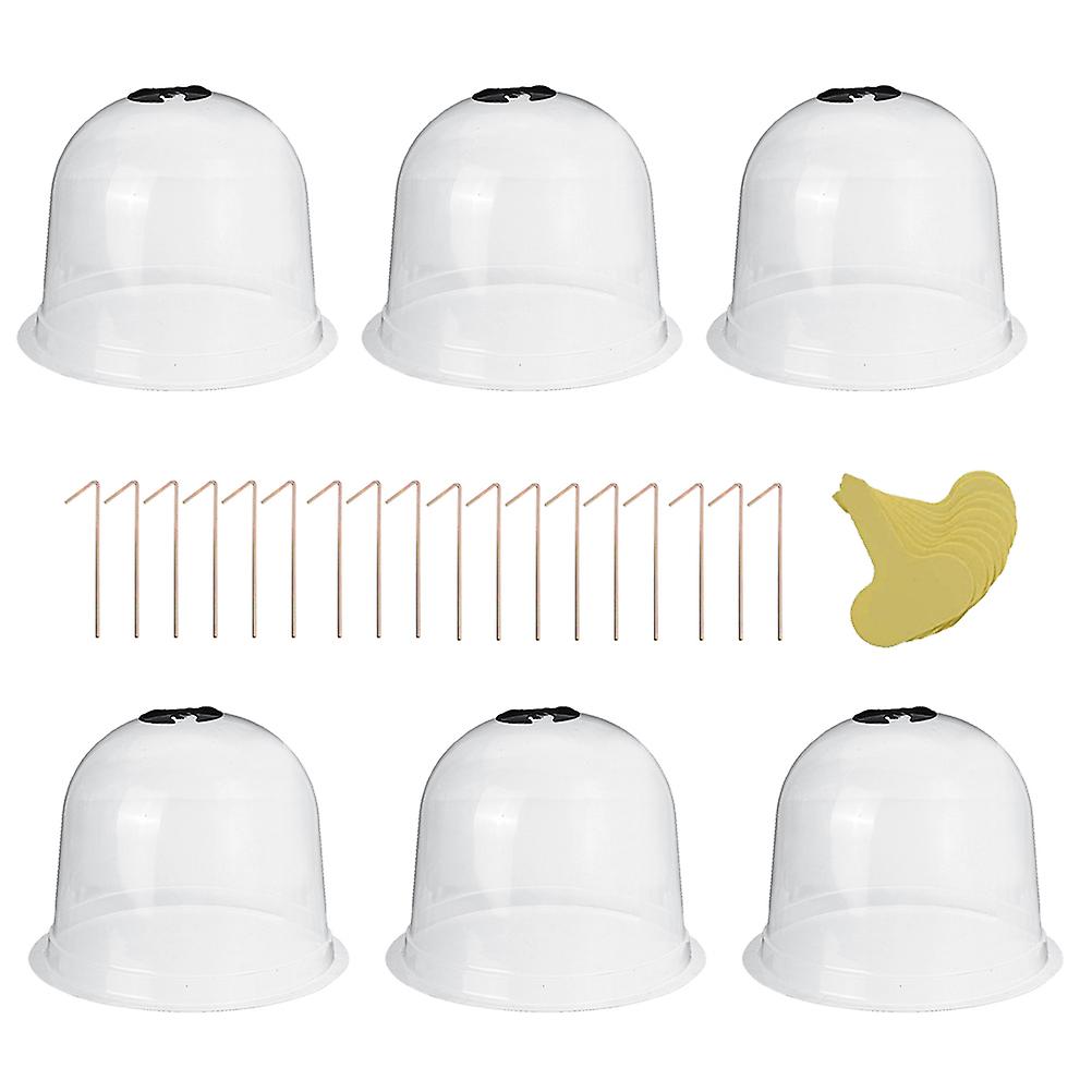 Reusable Plastic Garden Cloches for Outdoor Plant and Seedling Protection