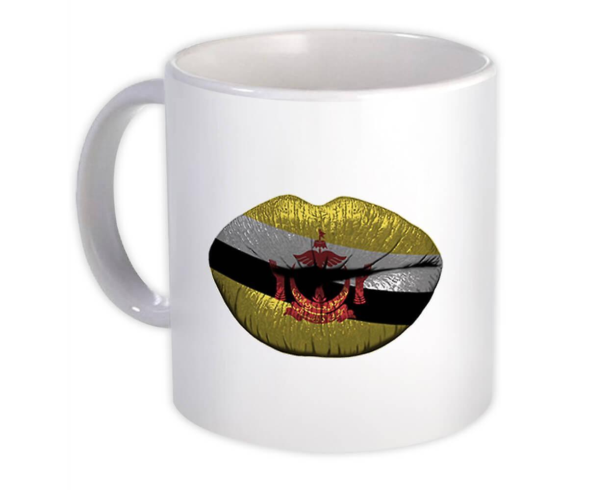 Gift Mug: Lips Bruneian Flag Brunei