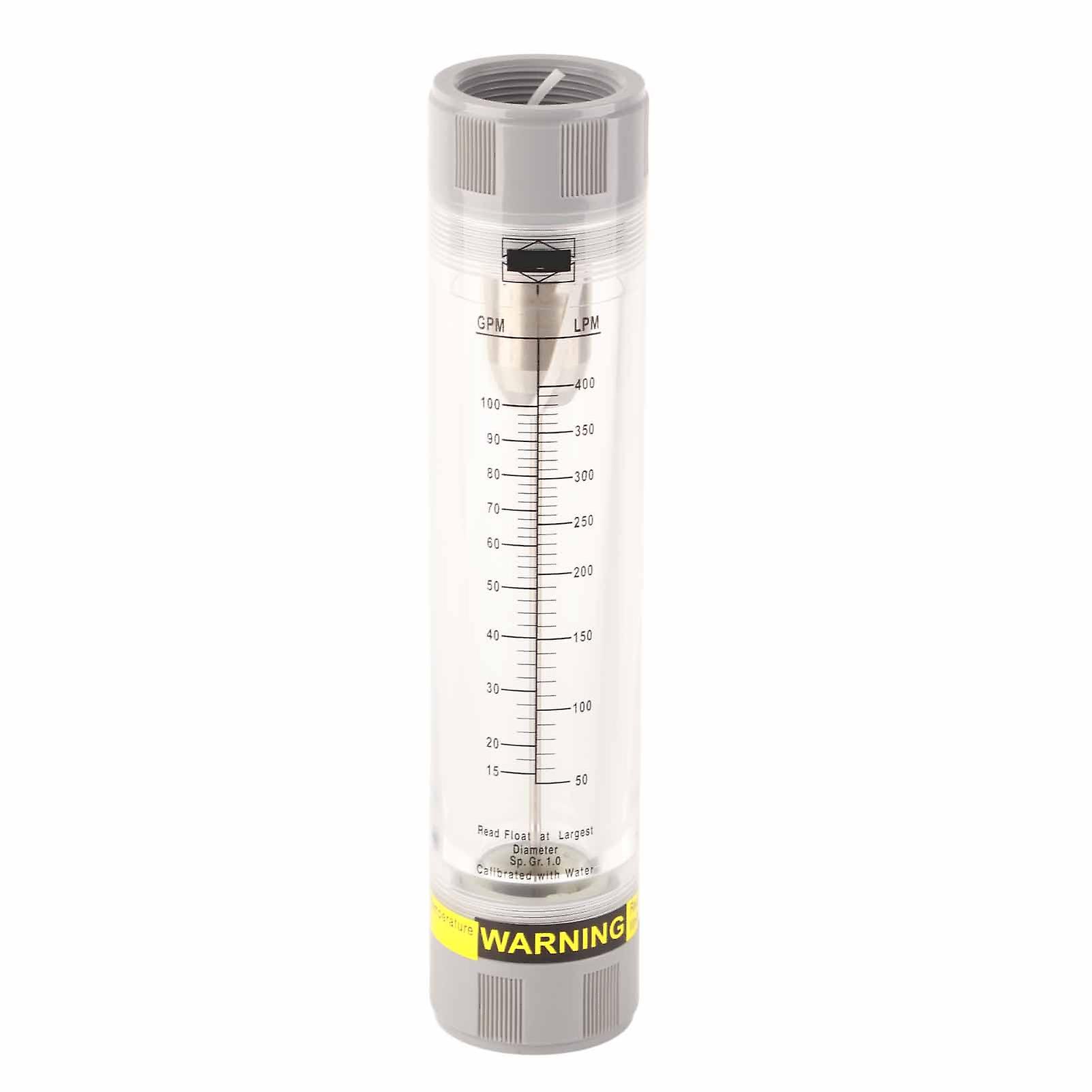 Flow Meter Tube Type Water Liquid Flowmeter Acrylic Plexiglass Liquid Flow Measuring Tool (10-100M) EZOLD
