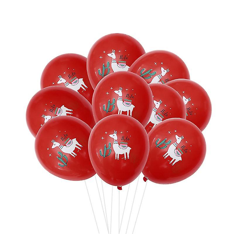 20pcs Alpaca Latex Balloons