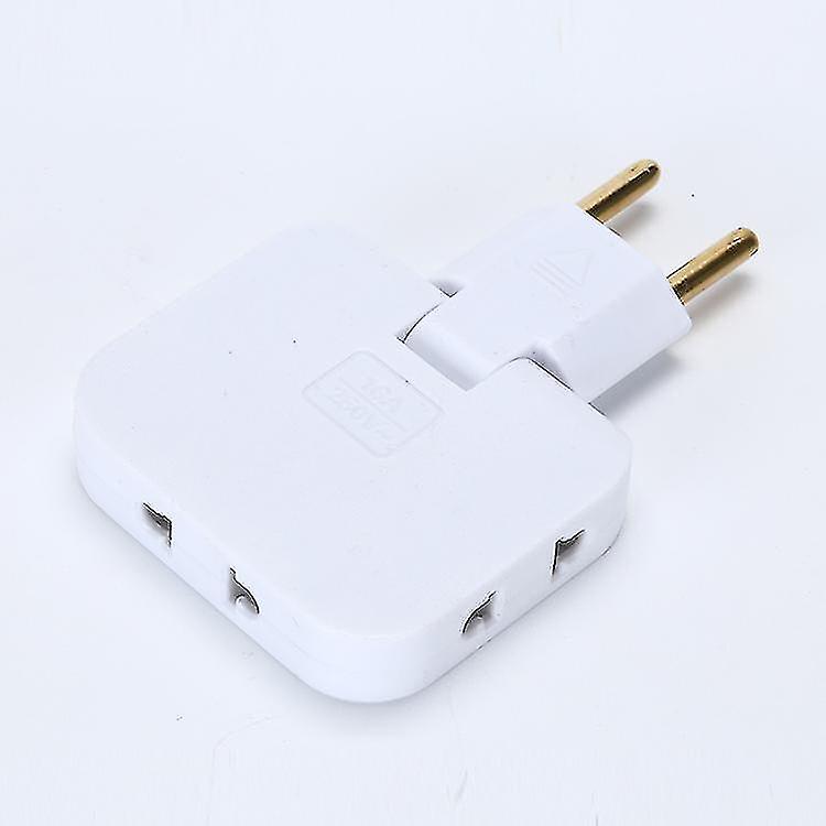 Eu Plug 3 Ac Outlet Power Strip Multiprise 1 Convert 3 Extension Electrical Socket 180 Rotating Fulfillment Socket Ac Adapter-dwdz