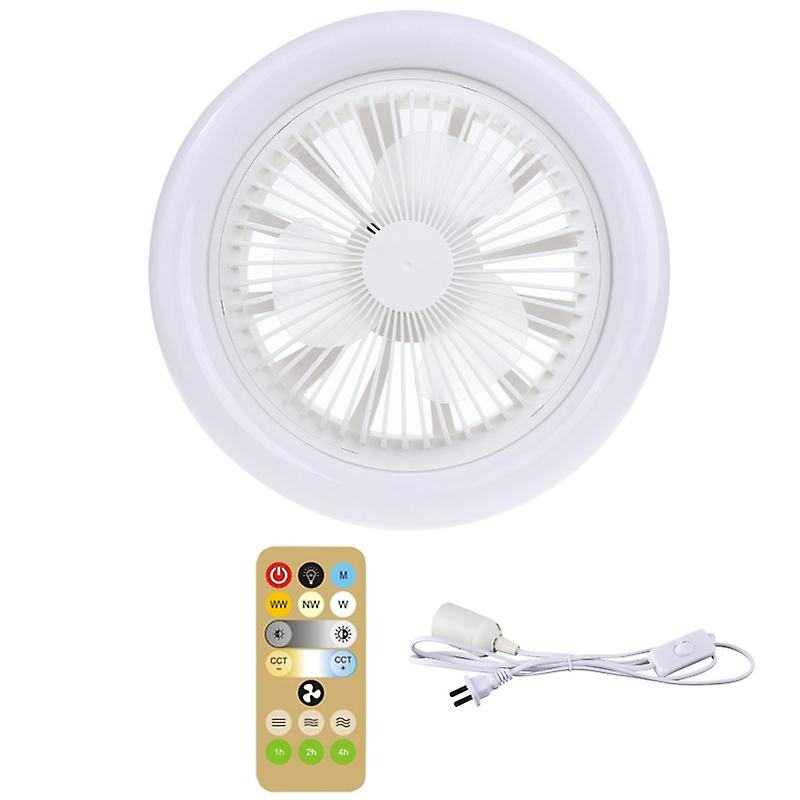 E27 LED Lampy Wentylator sufitowy Regulowany zegar 2800-6500K do kuchni w domowym biurze