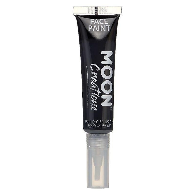 Moon Creations Face & Body Paints With Brush Applicator, 15ml Single C01594