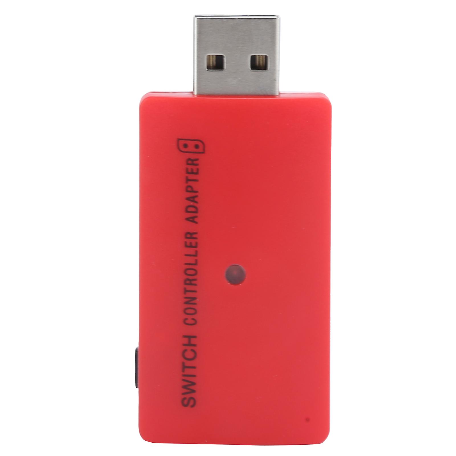 נייד USB אלחוטי Bluetooth בקר מתאם מתאם ממיר עבור PS4 Switch קונסולת משחקים אדום