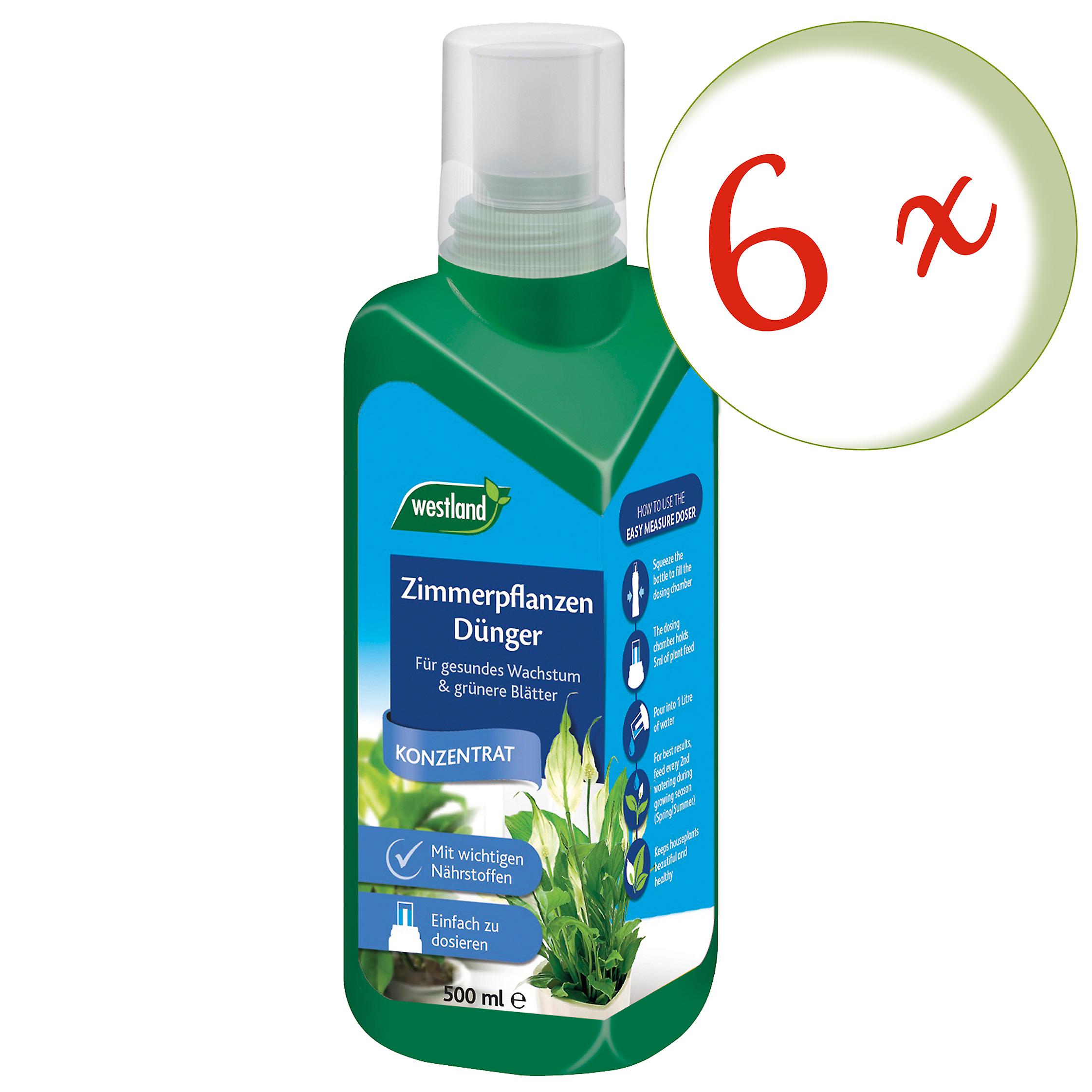 6 x WESTLAND® Houseplants Fertilizer, 500 ml