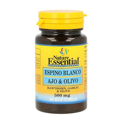 White Hawthorn with Garlic and Olive 50 softgels of 500mg