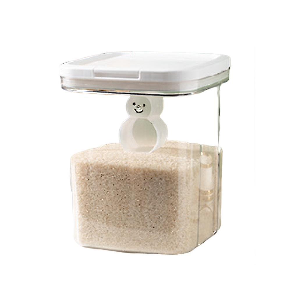 Plastic Rice Bucket, Suitable For Kitchen Large Capacity With Cover Insect - Proof Rice Tank