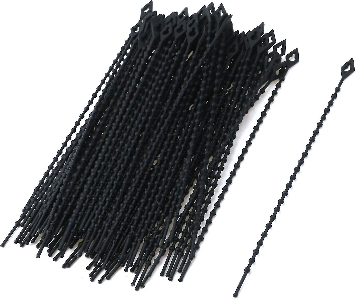 100pcs Beaded Cable Tie Wrap Cable Zip Ties Heavy Duty Durable Strong Cable Ties