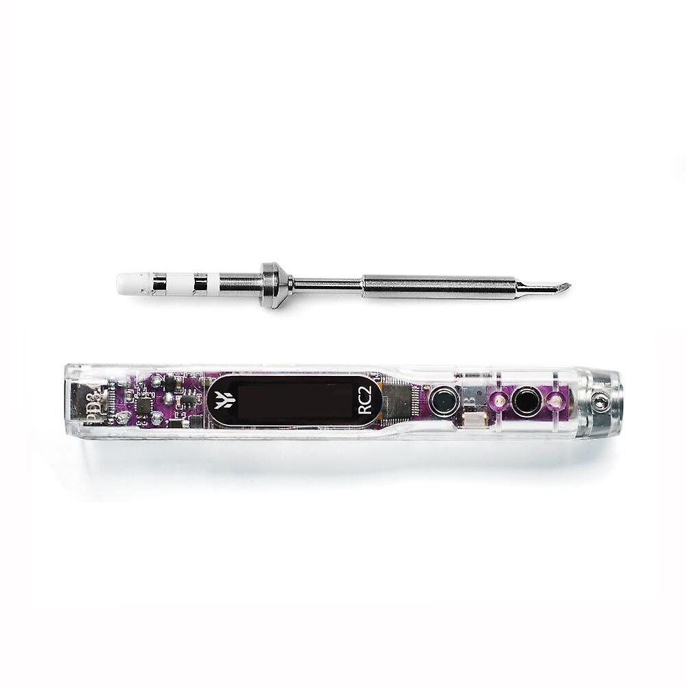 HGLRC RC2 Soldering Iron OLED HD Display Smart Constant Temperature Compatible with TS / T12 Solderi