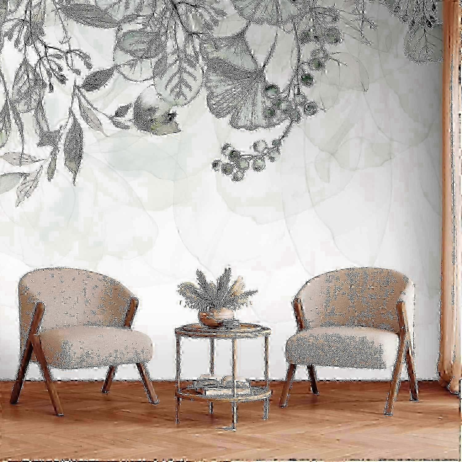 Seinämaalaus - Sumuinen luonto - Vihreä