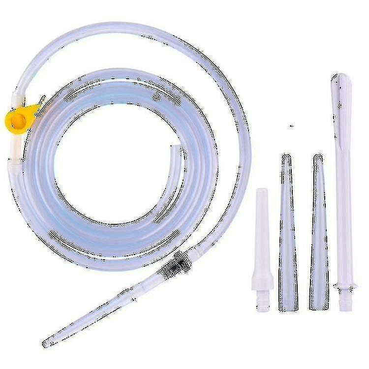 Sl 2l Non-toxic Enema Bucket Kit For Colon Cleansing Reusable Medical Grade Silicone Tubing Detox  With 4 Nozzle-colortubes Only