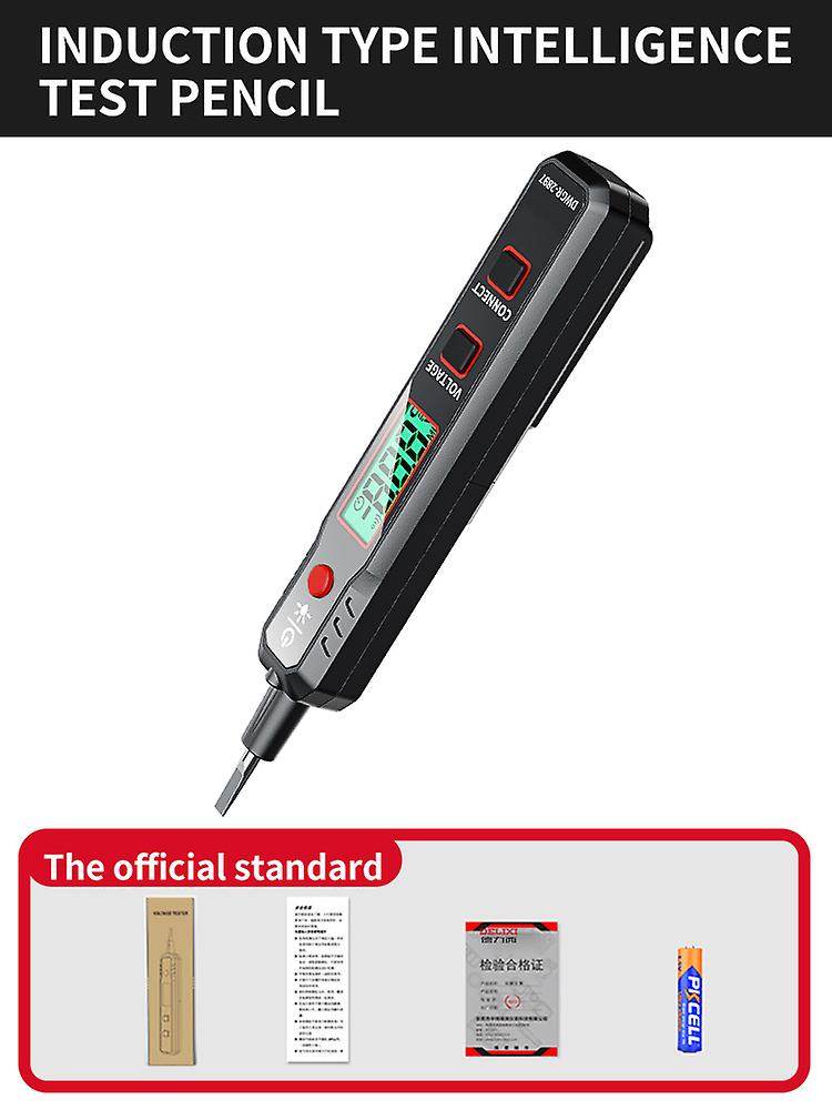 Delixi Voltage Multi-function Measurement Tool Digital Display Electrician Special Induction Test Pen Current Electric Sensor
