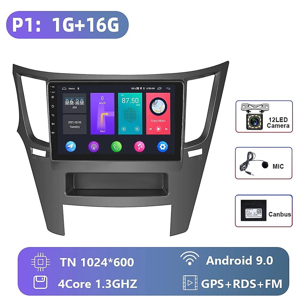 2din Android12 Autoradio Multimidia Video Player für Subaru Legacy/Outback 2010-2016 GPS Navigation Carplay Auto Stereo
