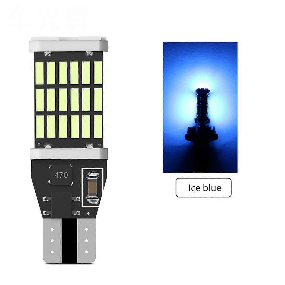 2X Canbus T15 W16W WY16W LED Bulbs car light 4014 45SMD For Auto Bcakup Reverse car light Tail Brake Bulbs car light White Red Amber 6000K