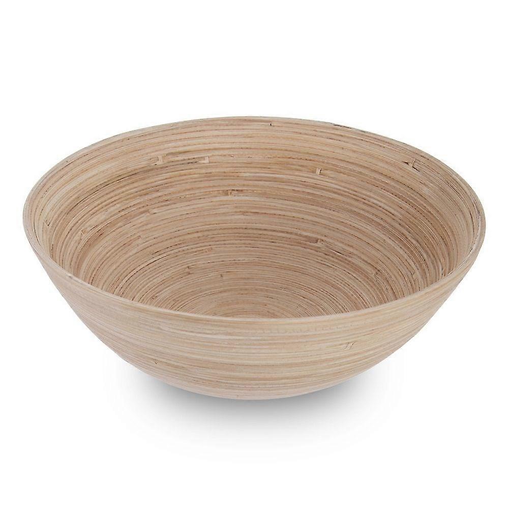 Unique bamboo bowl for fruits, vegetables and nuts.