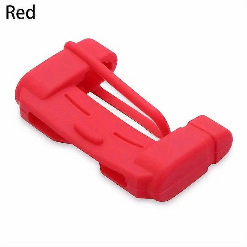 Silicone Seat Belt Buckle Holder - Vehicle Seatbelt Clip Guard, Car Seat Belt Protector Cover Accessory, Easy Installation Safety Belt Insert Helper -