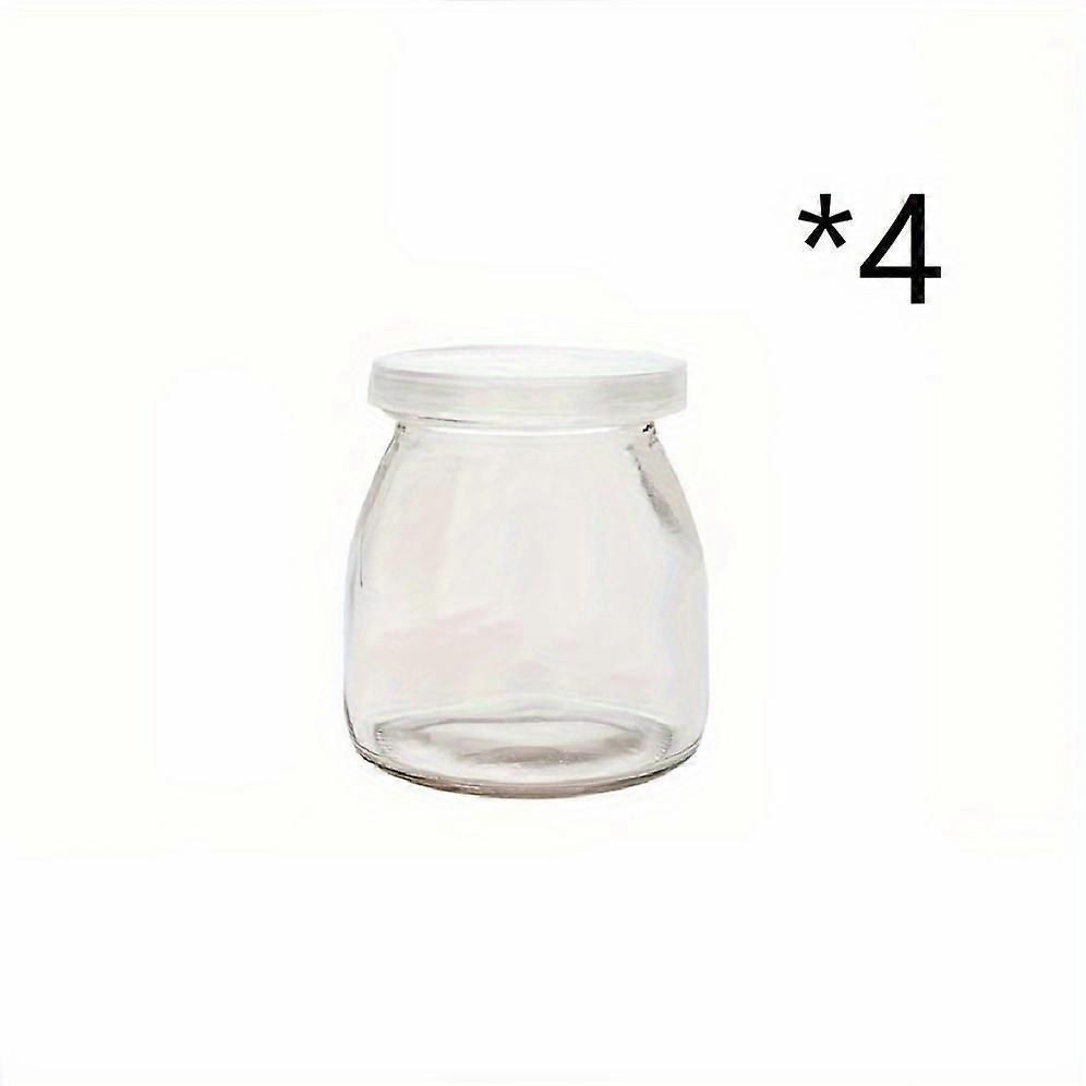 20PCS A2T21 Glass Jars with Airtight Flip-Top Lids - Multipurpose Kitchen Storage for Yogurt, Sauces, and More - Crystal Clear, Reusable, and Stylish 