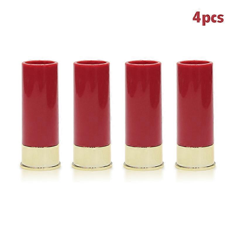 4db * 12oz / 36ml műanyag sörétes puska golyó alakú lövés boroscsészék borospoharak borospohár parti italkészlet barát ajándék lövés üveg