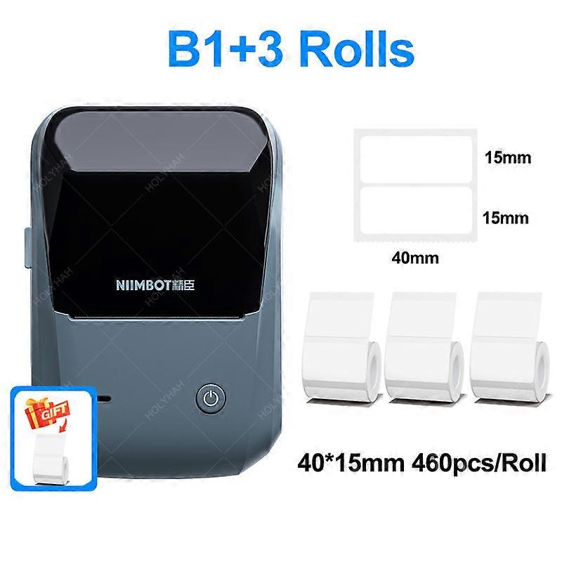 Niimbot B1 Label Printer Portable Pocket Label Maker Bluetooth Thermal Label Printer Self-adhesive Sticker Labeling Machine