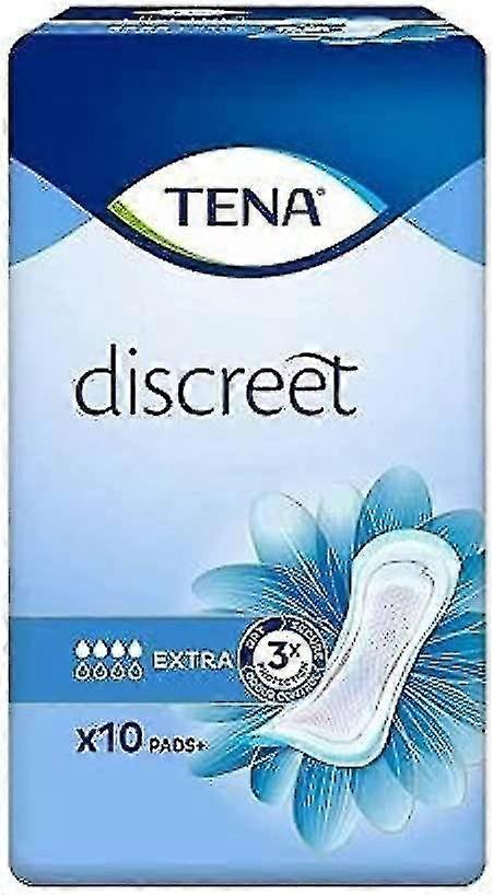 Tena Discret Extra Incontinence Pads cu control miros - 10 Pack