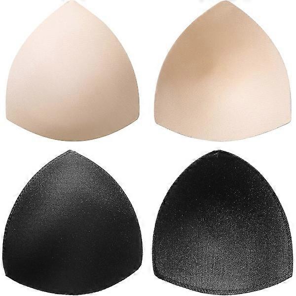 Pairs Detachable Bra Pads Comfortable Ventilating Bra Padding Insert Bra Pads Inserts Triangle Shaped Bra Inserts For Ladies Unit