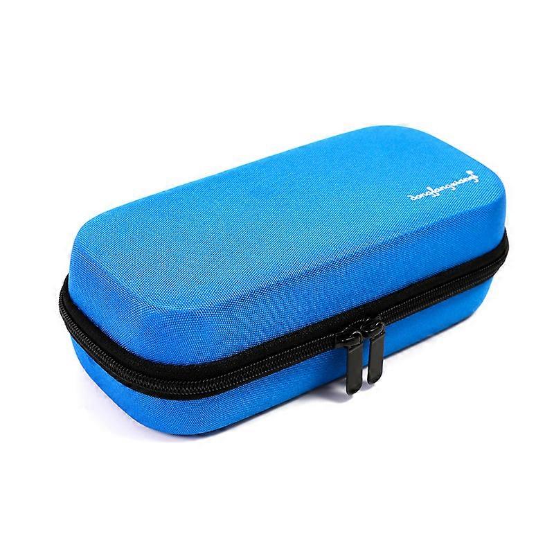 EVA Diabetic Insulin Cooler Case Temperature Display, Portable Cooling Protector Bag(Blue)