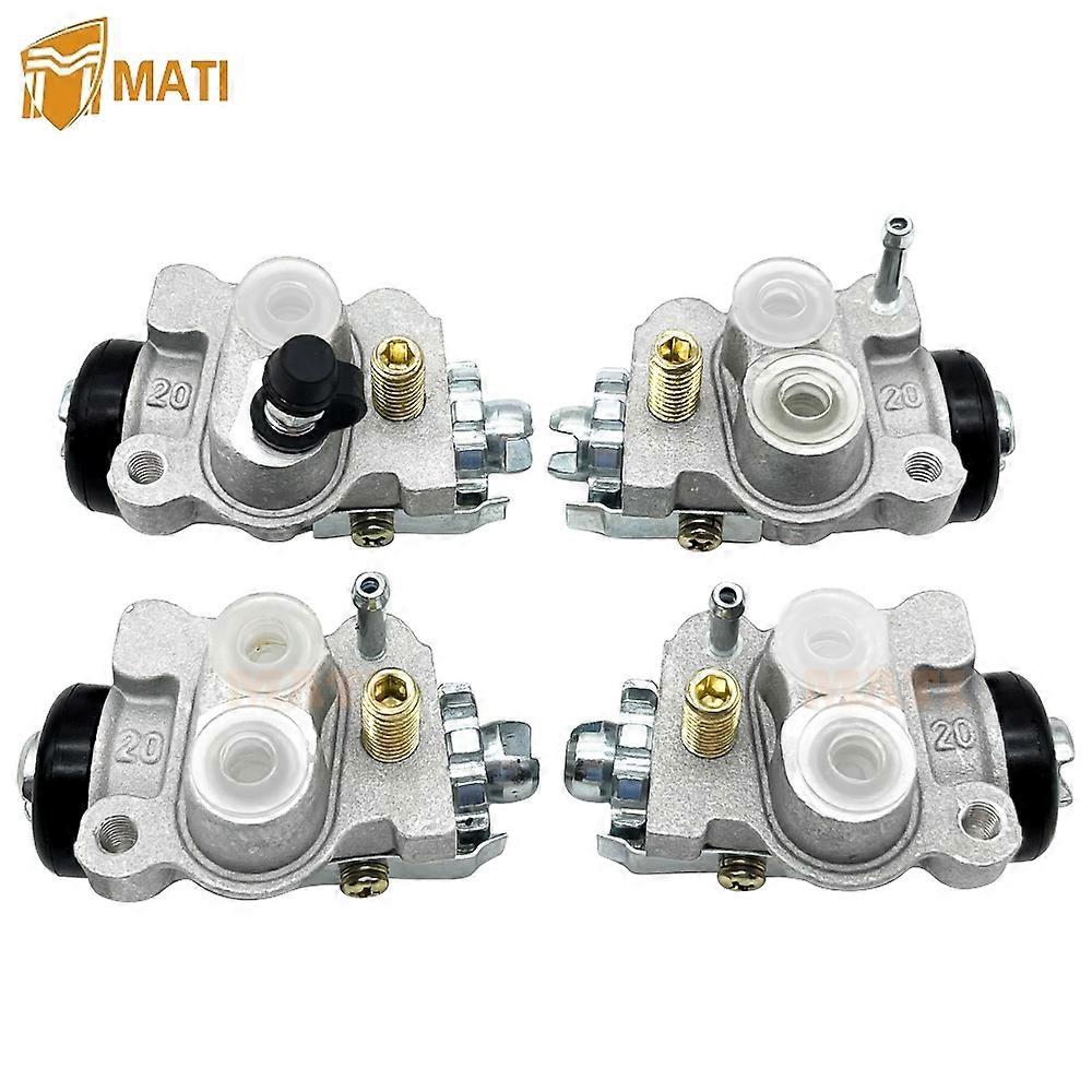 Left Right Front Brake Wheel Cylinders all 4 Set for Honda TRX400 TRX400FW FourTrax Foreman 400 4x4 1995-1998