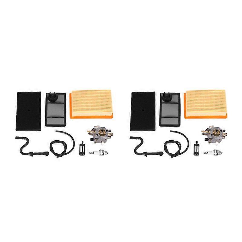 2X For TS400 Carburetor With Air Filter Tune Up Kit For STIHL TS 400 Concrete Cut-Off Saw HS-274E 4223-120-0600