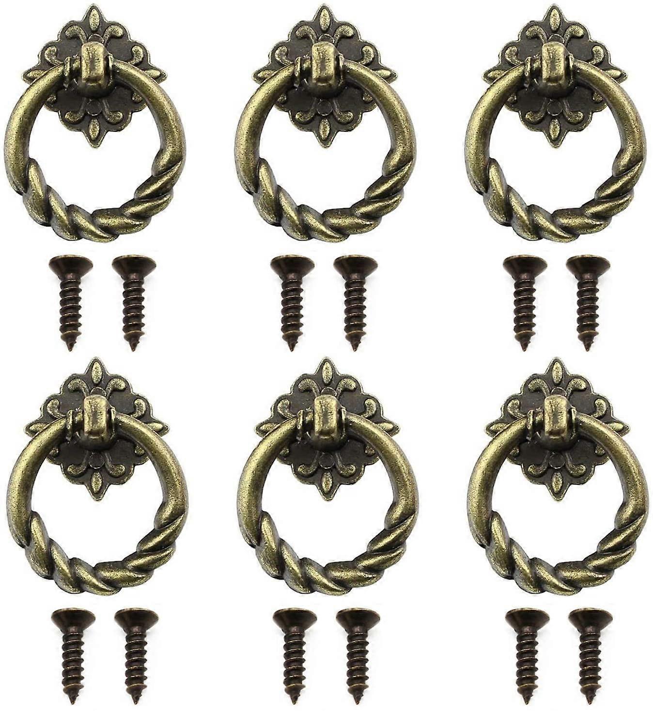 6-piece retro drawer handle