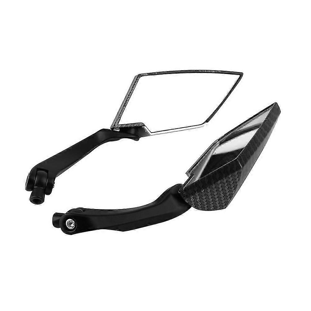 Molded Plastic Motorcycle Rearview Side Mirrors Modification Pole For Safety