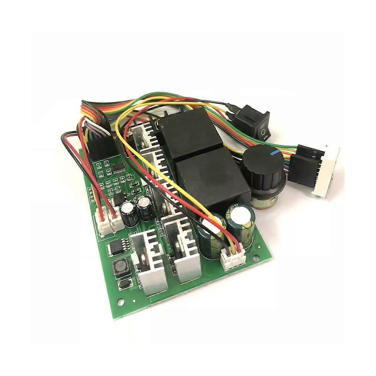 Contrôleur de vitesse de moteur à courant continu PWM 10-55 V, affichage LED numérique, entrée de module d'entraînement réglable de 0 à 100 %