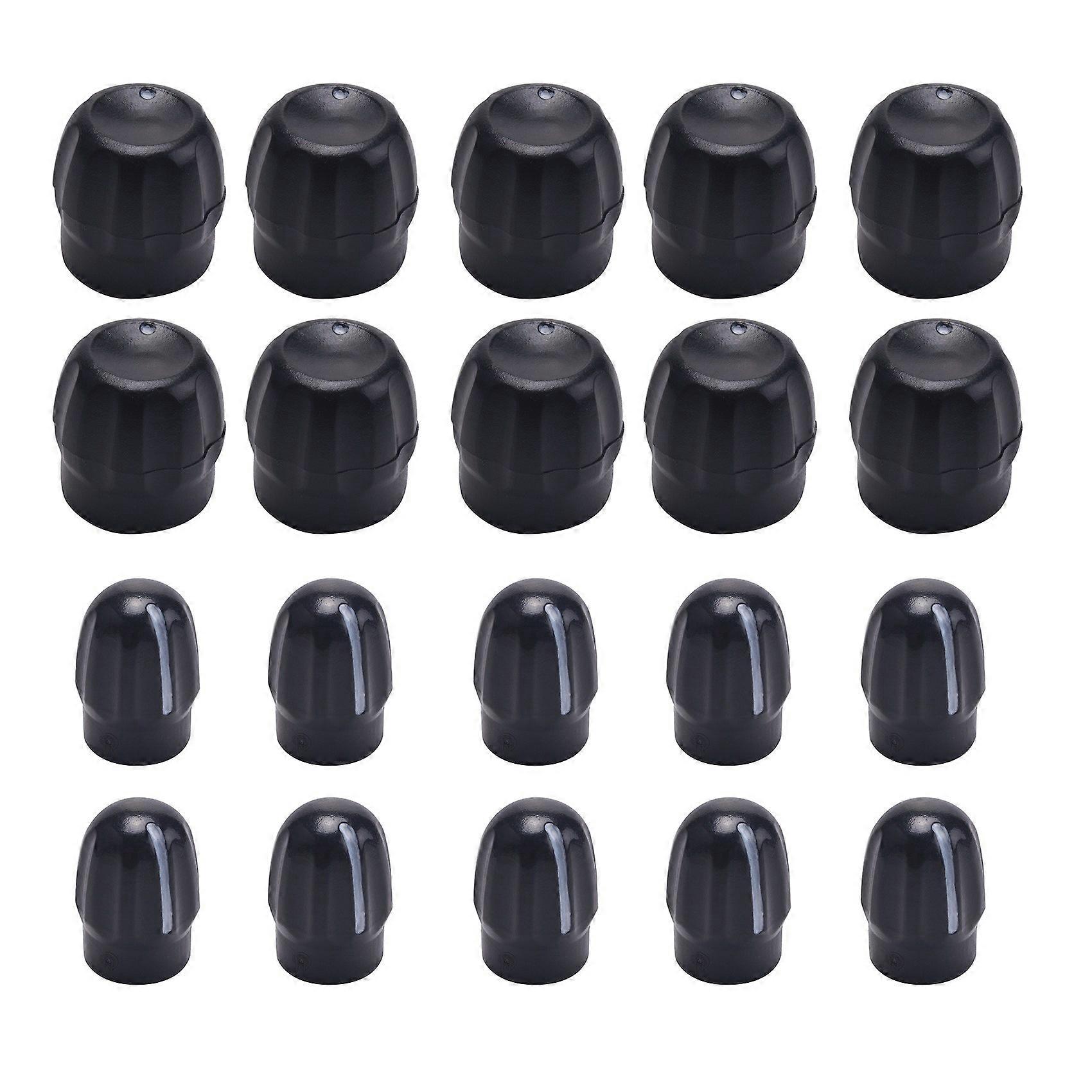 10Pairs Volume Knob + Channel Selector Knob for Two Way Radio CP040 EP350 GP328 EP450 PRO5150 GP338