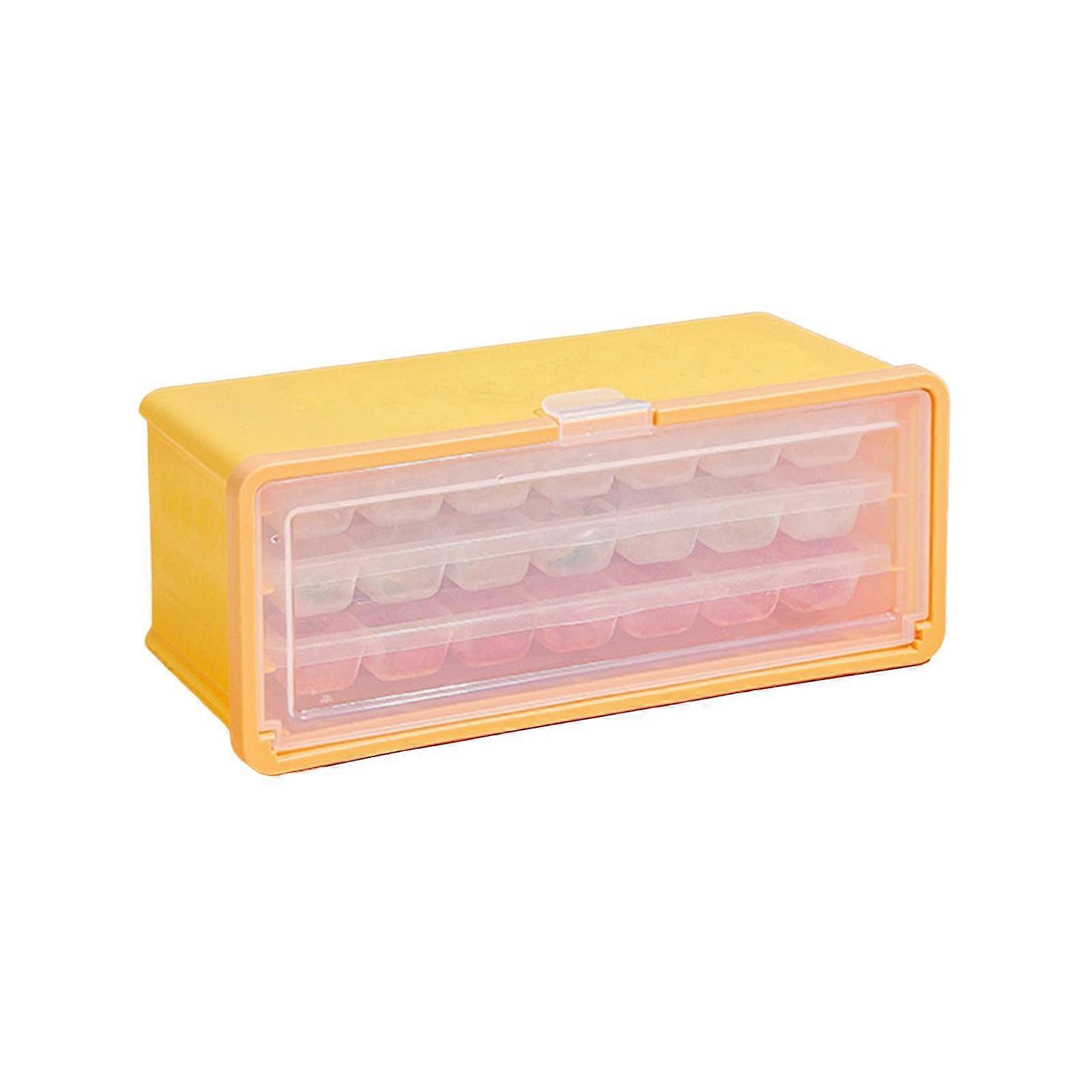 stackable ice cube trays and container easy release ice cube molds for drinks baby food smoothie