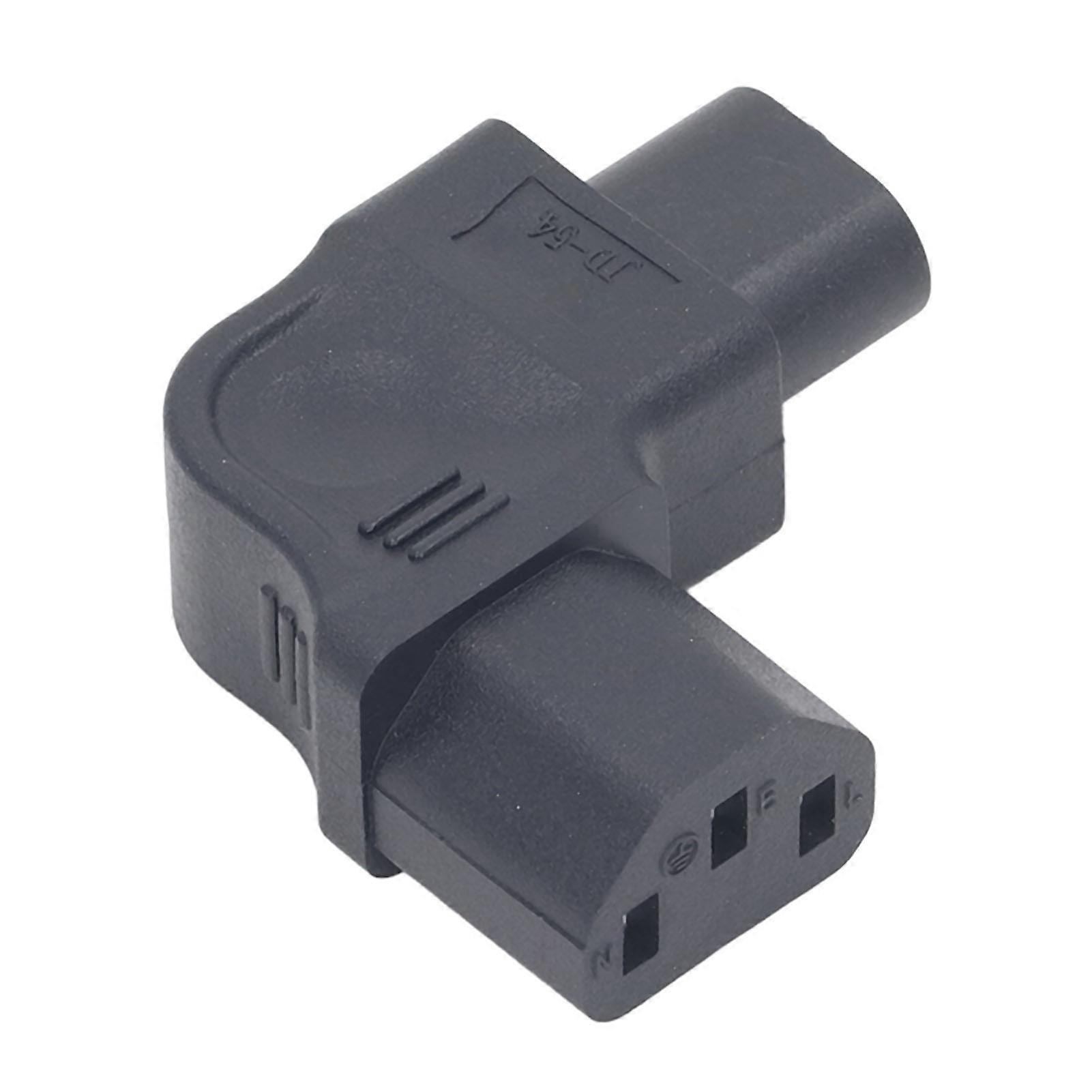 4Pcs IEC320 C8 to IEC320 C13 Power Adapter Right Angle IEC320 C8 to C13 90 Degree Power Adapter 250V 2500W