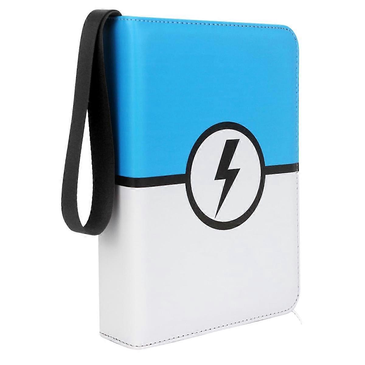 Trading Card Binder with 50 Removable Sleeves - Can Hold 400 Cards, Premium Card Holder Folders, Ca