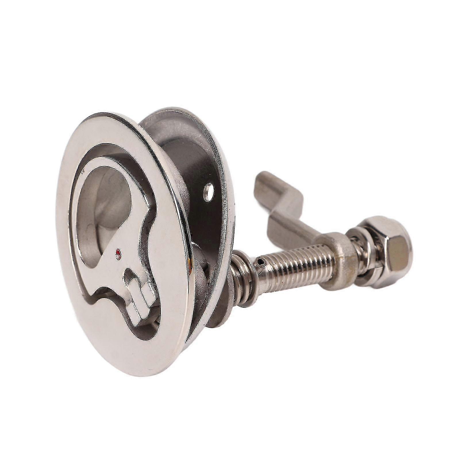 Stainless Steel Boat Cam Latch - T-Handle Flush Mount, Keyless, For Marine Hatches, RV, Yacht