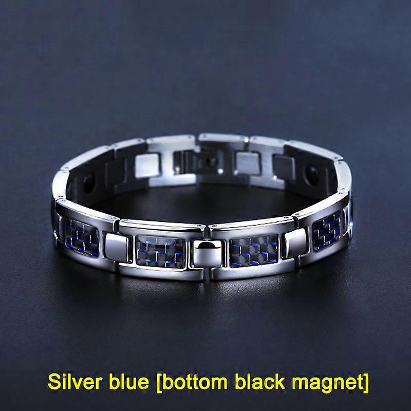 Bracelet magnétique en acier inoxydable Bracelet de protection contre les radiations pour hommes femmes