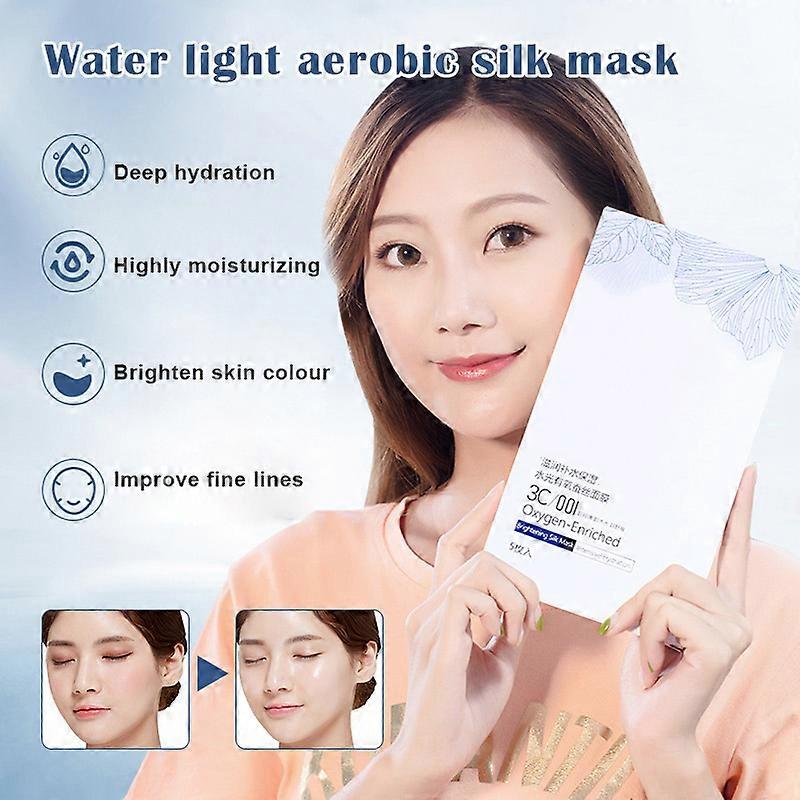 Herbal Water Light Aerobic Silks Facial Mask Skin Care Product Repair Lift And Firm Moisturizing