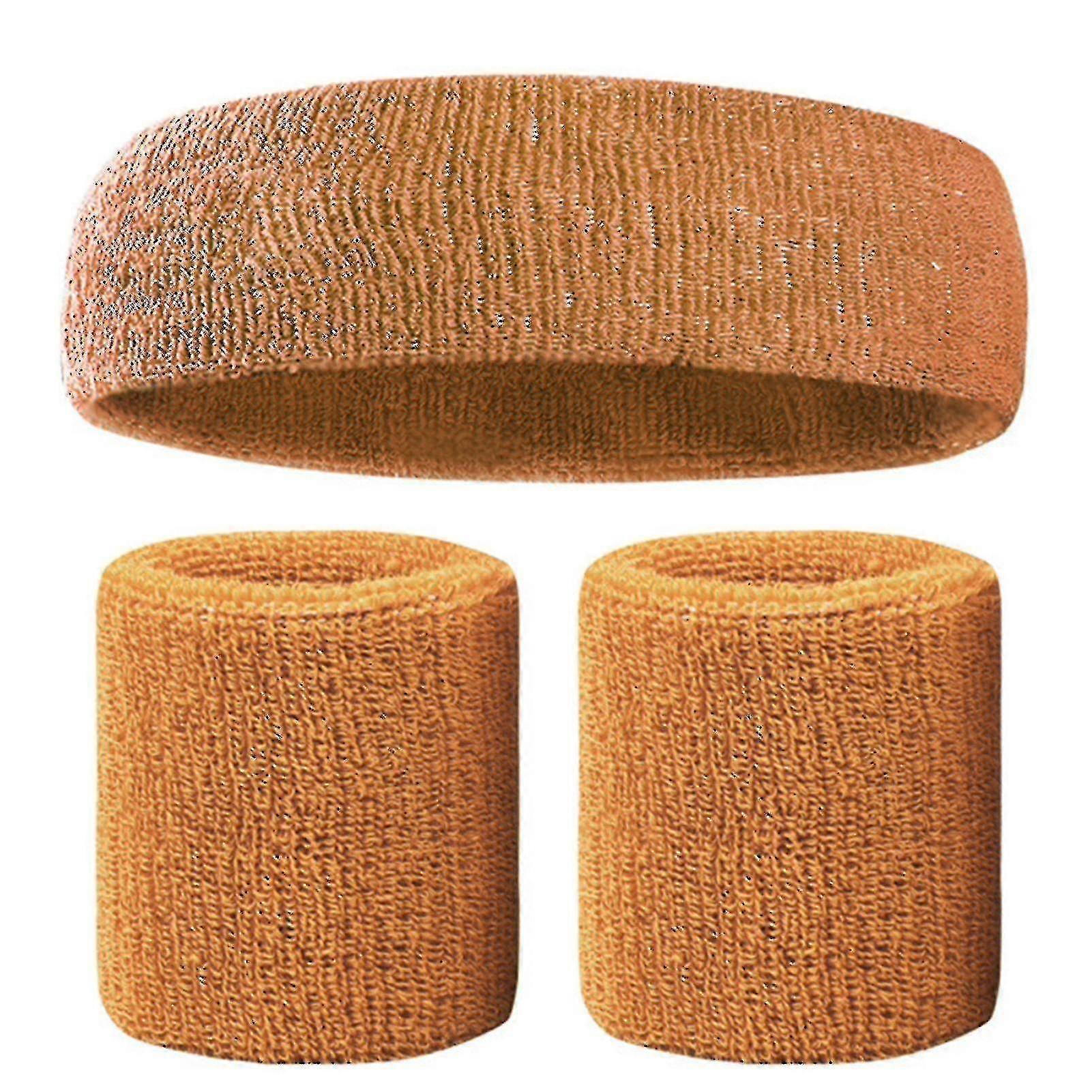 סרטי זיעה להגדיר צמיד צבעוני סרט ראש אלסטי זיעה אתלטית סופג זיעה עבור