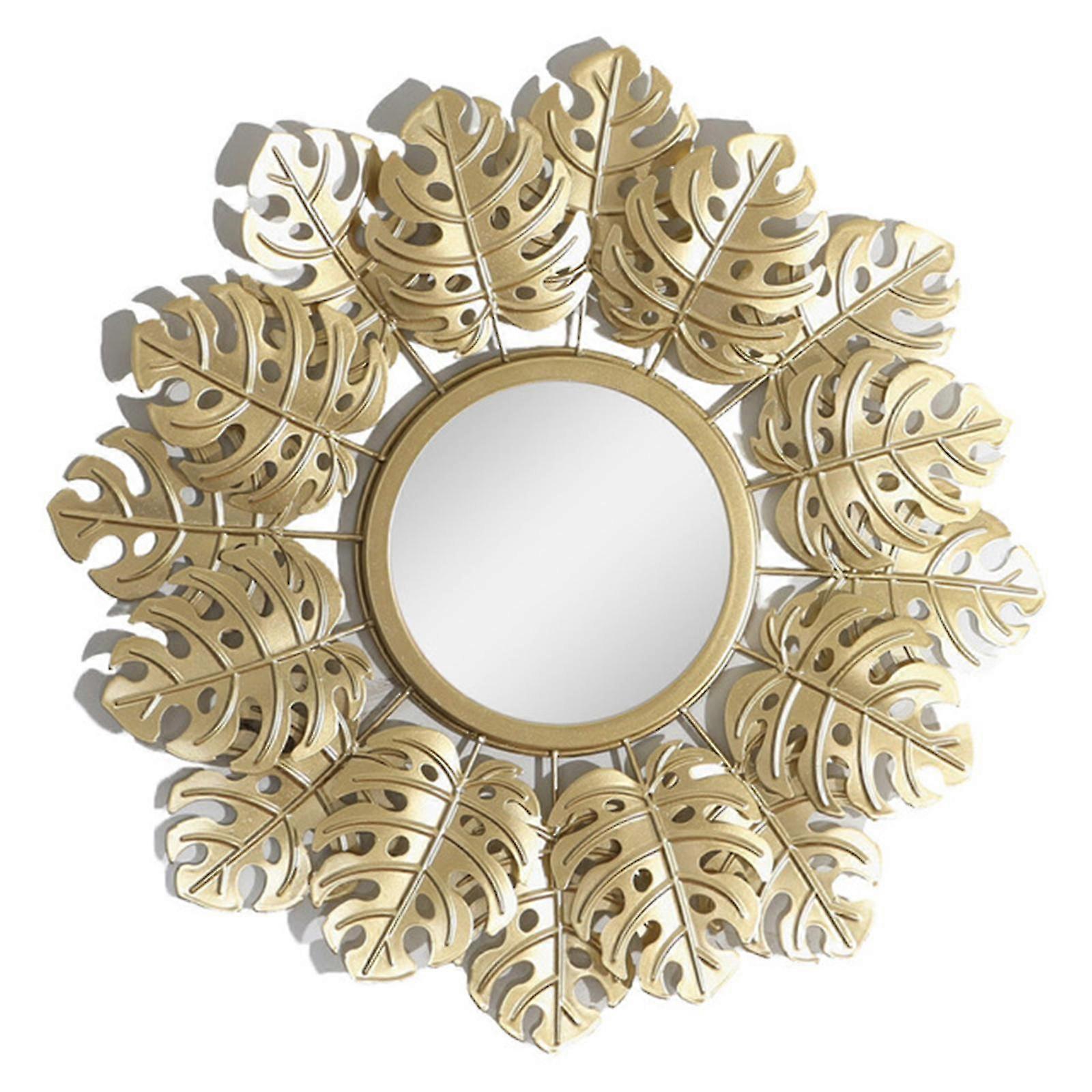 -mounted Round Frame Rative -mounted Leaf -mounted