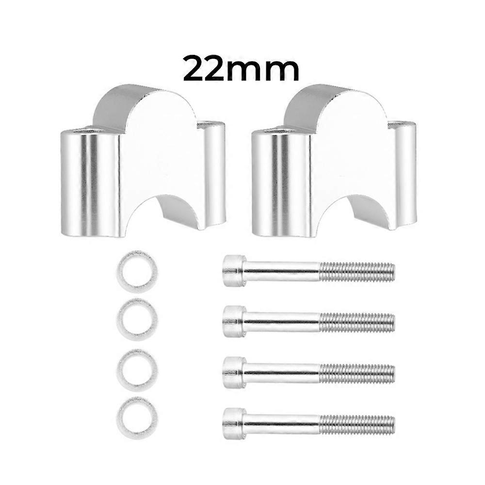 CNC Motorcycle Handlebar Riser Kit 7/8 or 1 1/8Universal Bar Clamps 22/28mm MT07 MT09 R1 R3 Z800 Z650 Z750 CBR600RR CB1000R