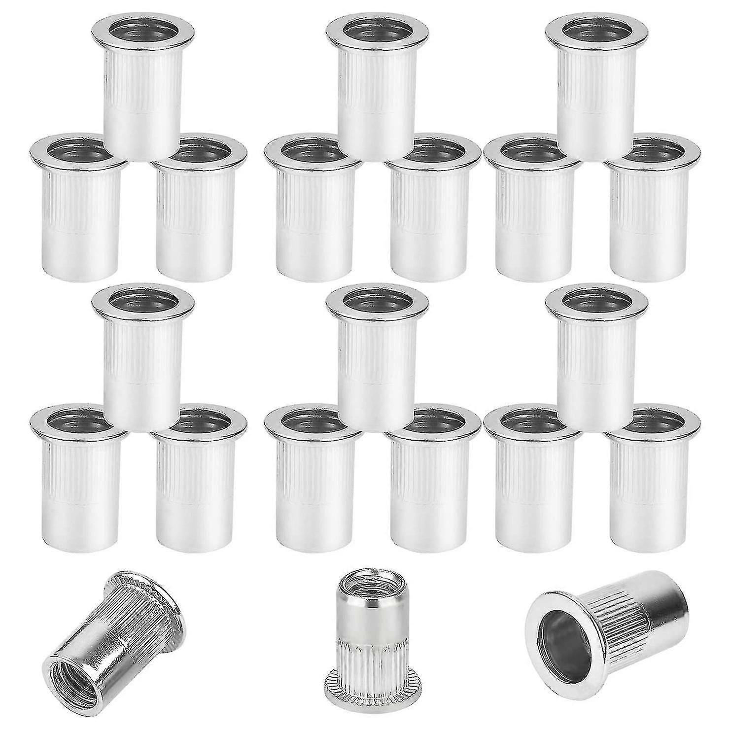 Rivet Nuts Assortment M5, 80pcs Rivet Nut Tool Set Threaded Rivets
