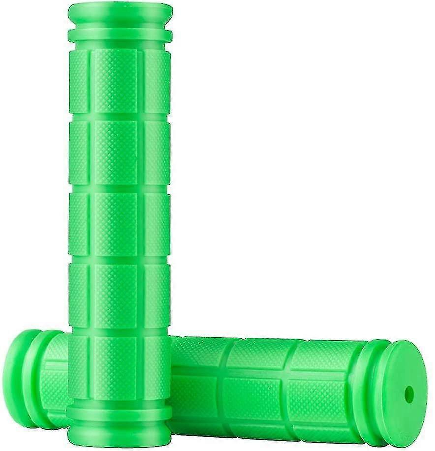 Bicycle Grips Handlebar Grips For Children,non-slip Rubber,green