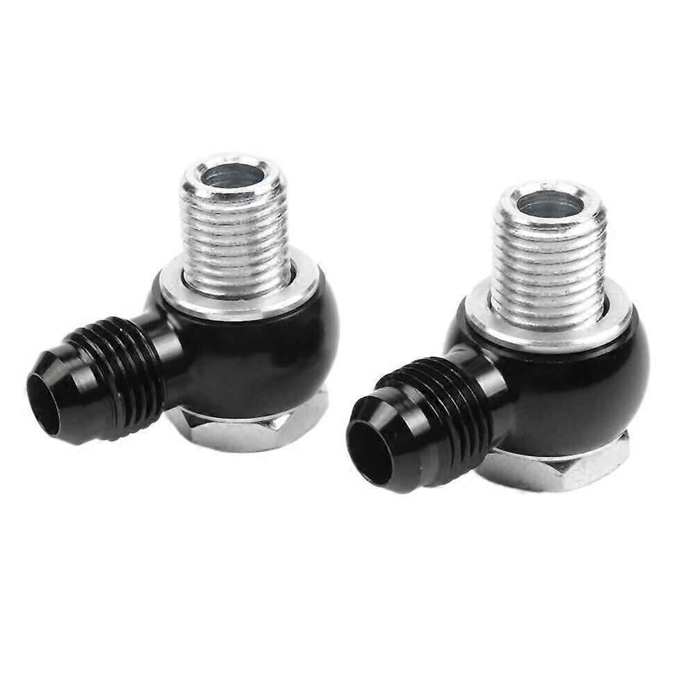 Til 6AN x 1/4 NPSM Turbo 350 400 700R4 4L60E Transmissionsoliekøler 90 graders banjo-fittings