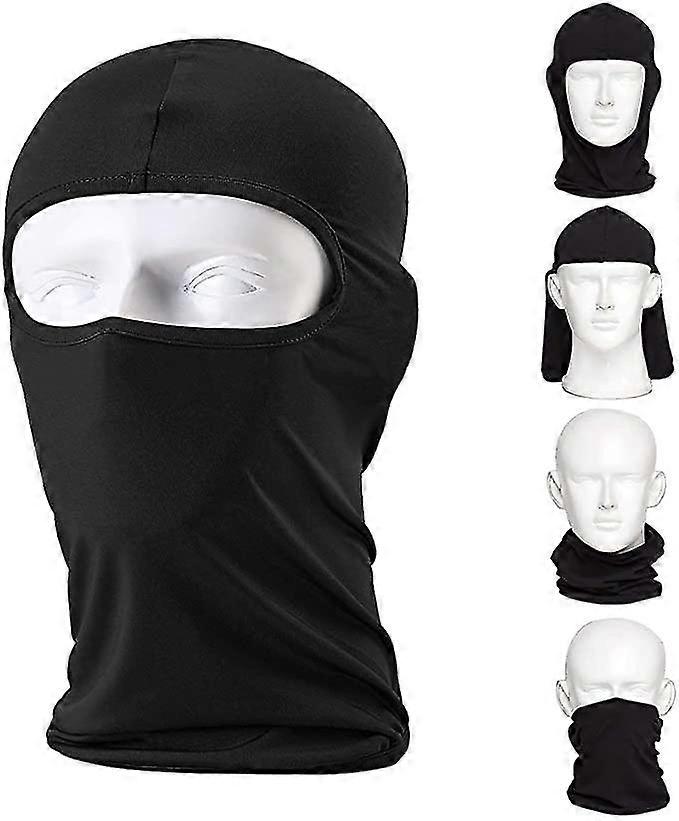 2pcs Ski Protective Mask Motorcycle Bicycle Riding Sun Headgear Hat