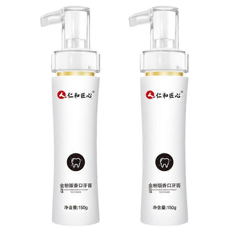 2Pcs Renhe Artisan Toothpaste, Renhe Artisan Probiotics Toothpaste, Remove Stains